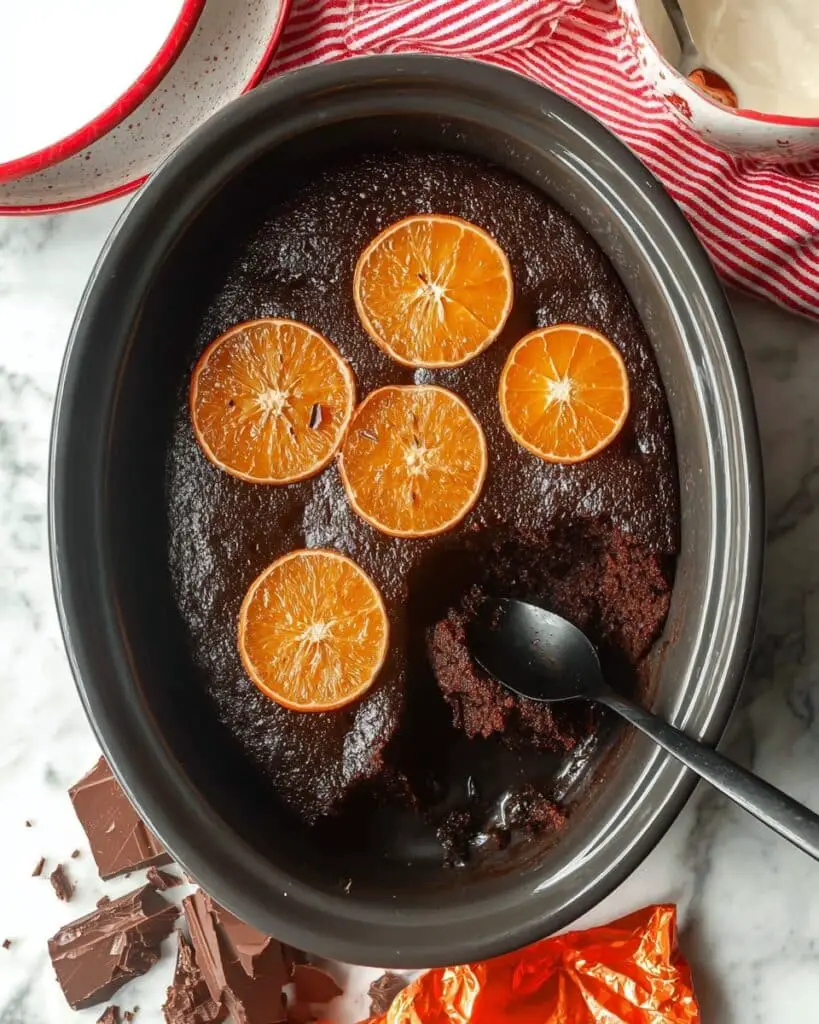 Slow Cooker Chocolate Orange Pudding Recipe