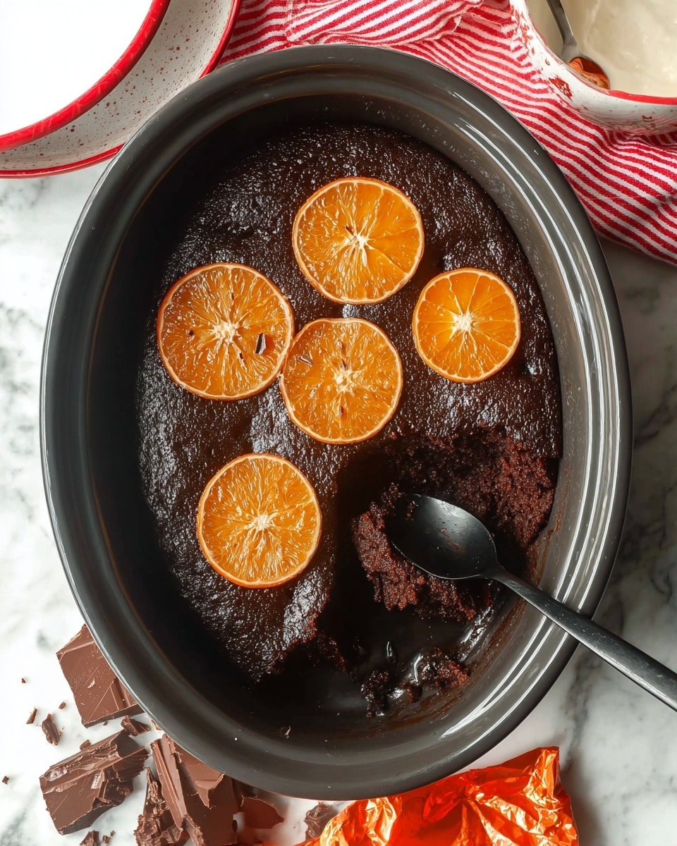 Slow Cooker Chocolate Orange Pudding Recipe