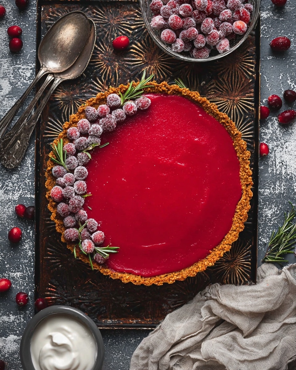 Cranberry Orange Curd Tart Recipe