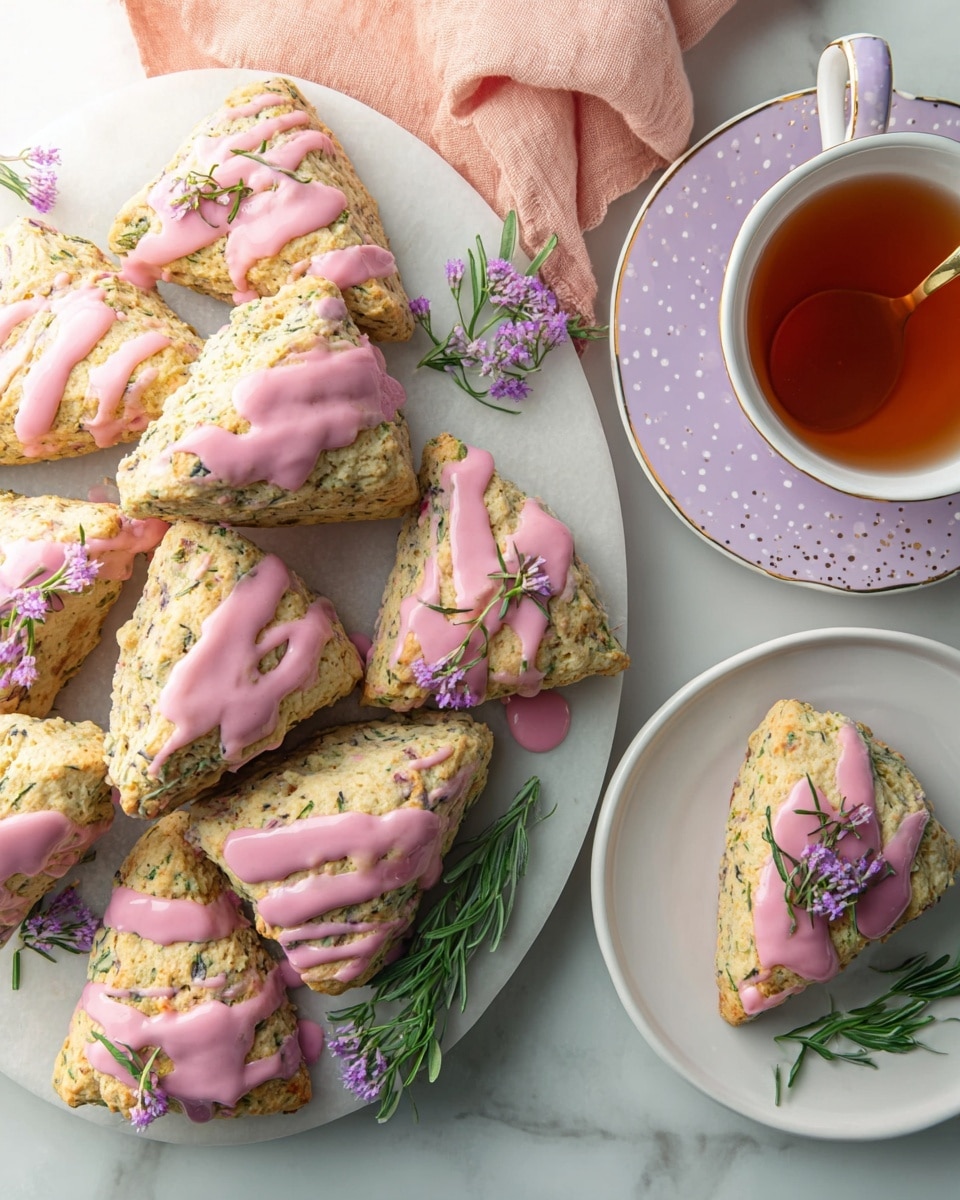Blood Orange Rosemary Poppy Seed Scones Recipe