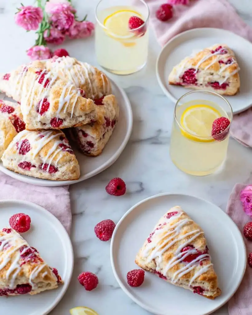 Raspberry Lemon Scones Recipe