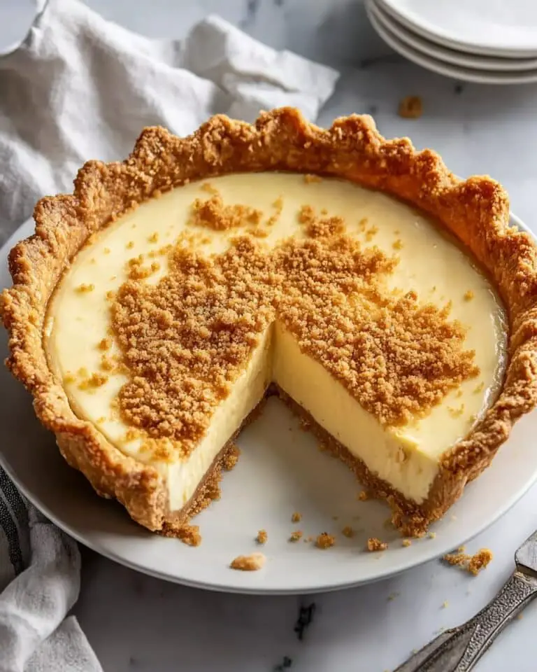 Egg Custard Pie Recipe