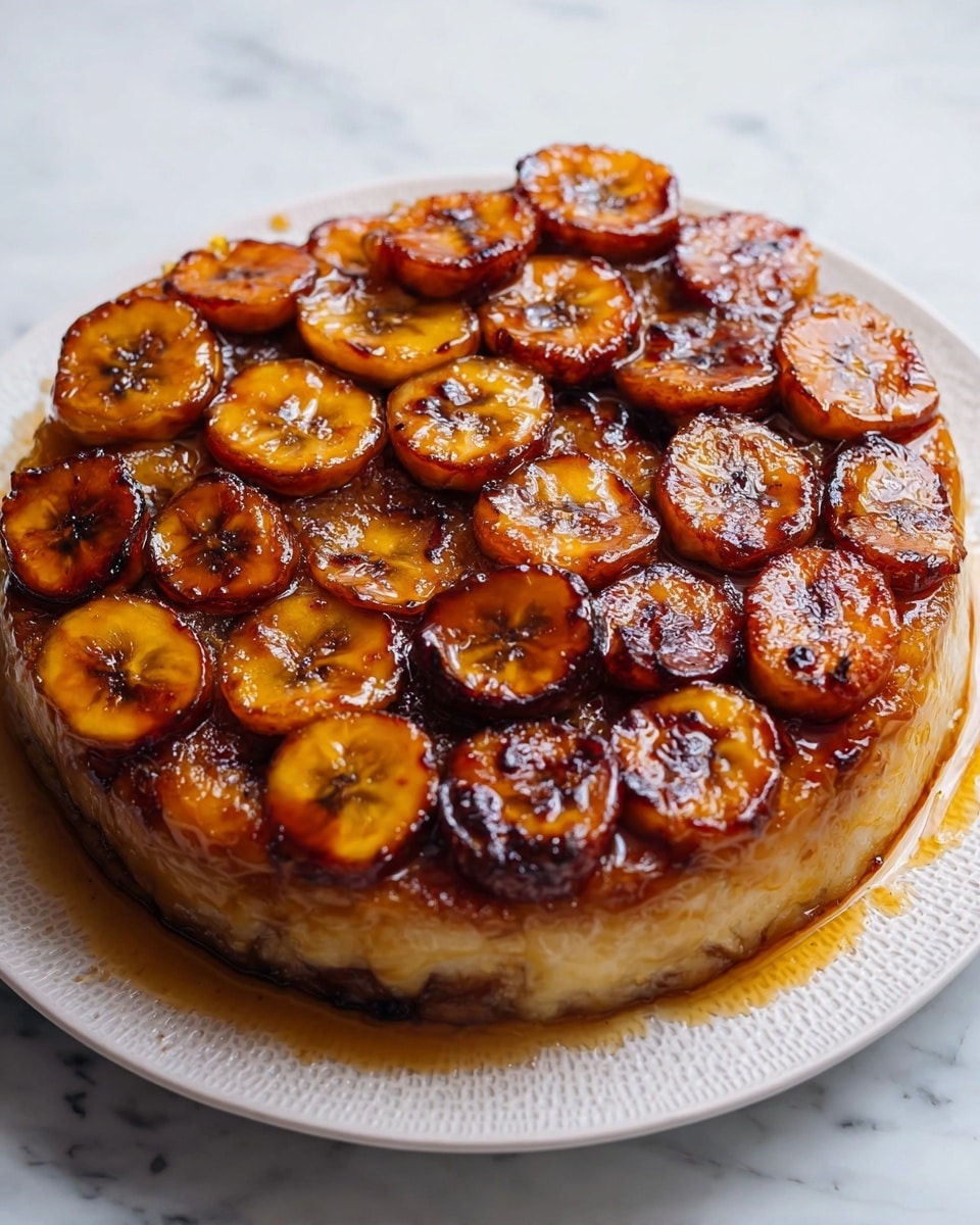 Chocolate Banana Upside-Down Cake Recipe
