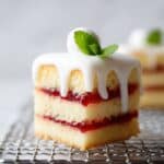 Lemon Berry Petit Fours Recipe