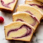 Raspberry Swirl Pound Cake Recipe