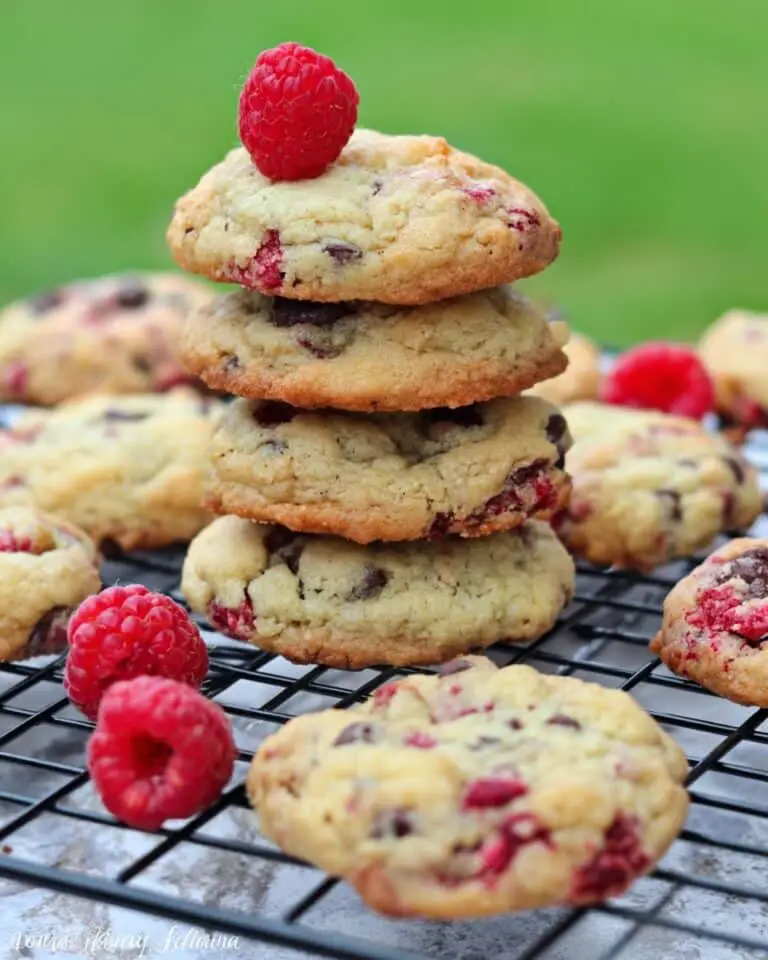 Raspberry Chocolate Chip Cookies Recipe