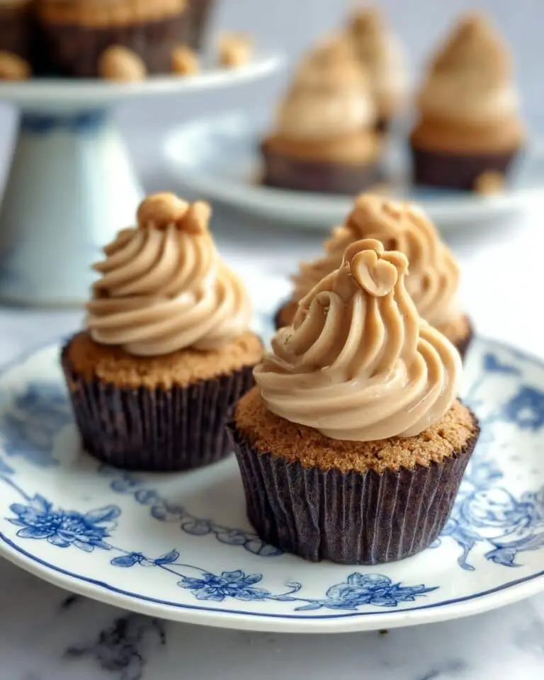 Banana Cupcakes with Peanut Butter Frosting Recipe