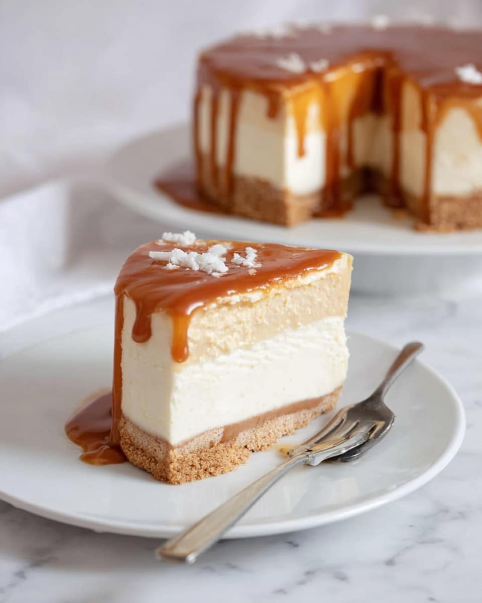 Salted Caramel Cheesecake {No Bake Recipe} Recipe
