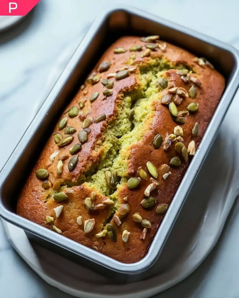Delicious Pistachio Bread with Greek Yogurt and Vanilla Recipe