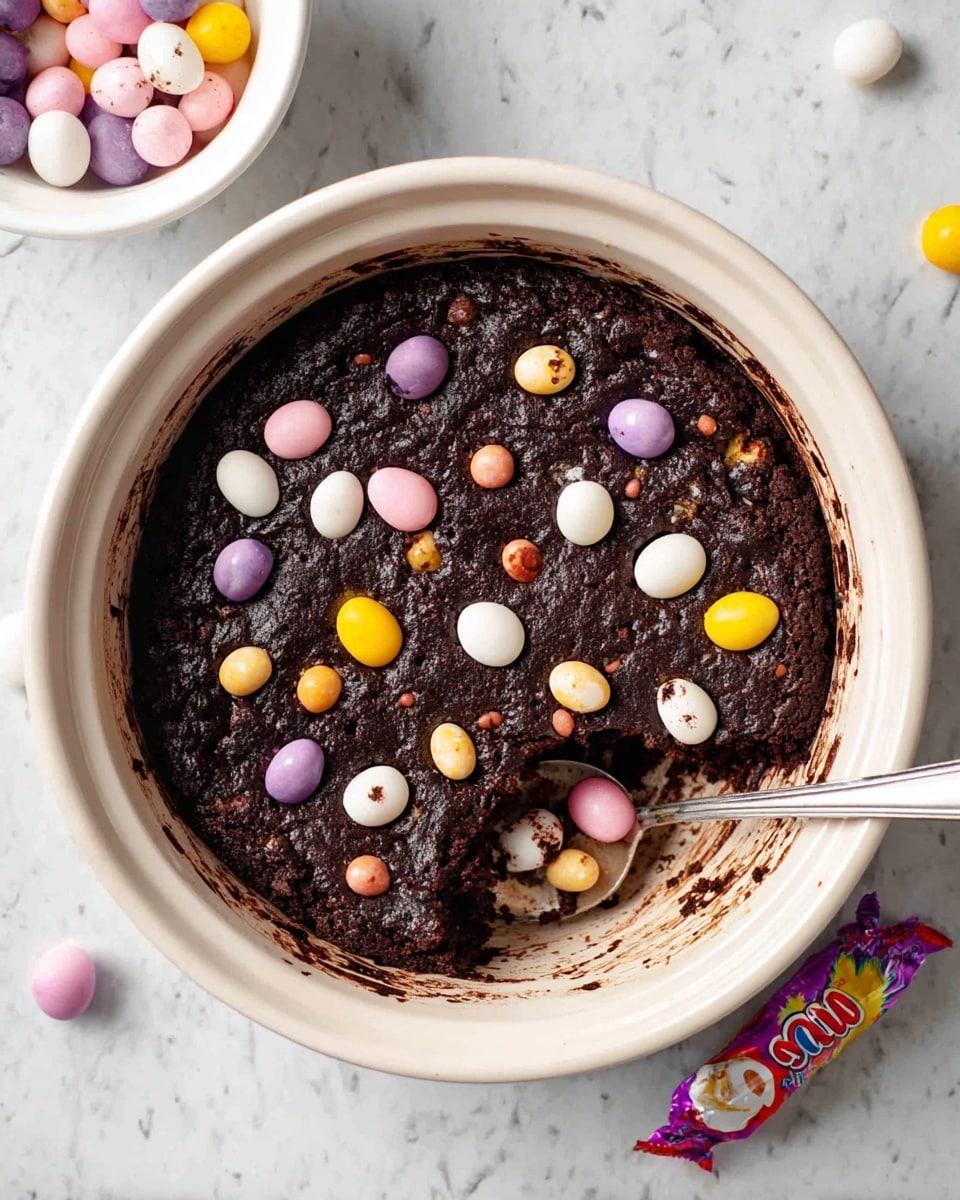 Mini Egg Easter Pudding in the Slow Cooker Recipe