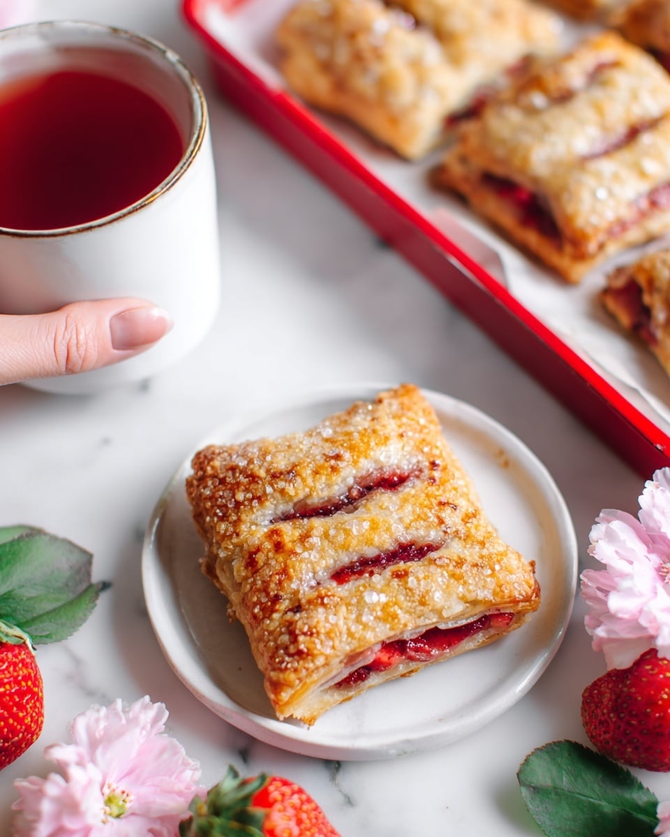 Strawberry Rhubarb Hand Pies with Pink Peppercorn Crust Recipe