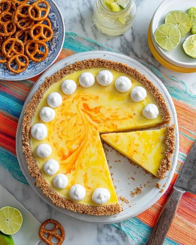 Grapefruit Margarita Tart with Pretzel Crust Recipe
