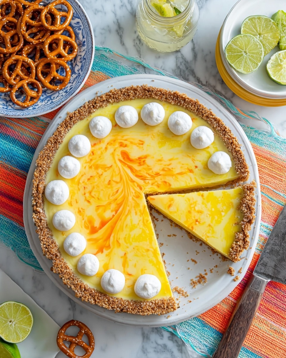 Grapefruit Margarita Tart with Pretzel Crust Recipe