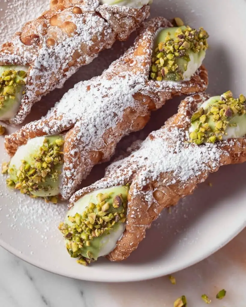 Pistachio Cannoli Recipe