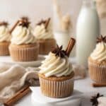 Chai Cupcakes with Eggnog Buttercream Frosting Recipe