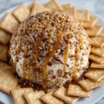 Caramel Pecan Cheesecake Dessert Cheese Ball Recipe