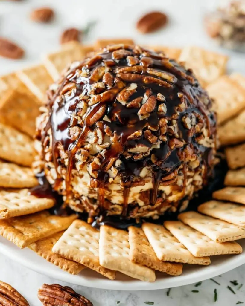 Chocolate Turtle Cheeseball Recipe
