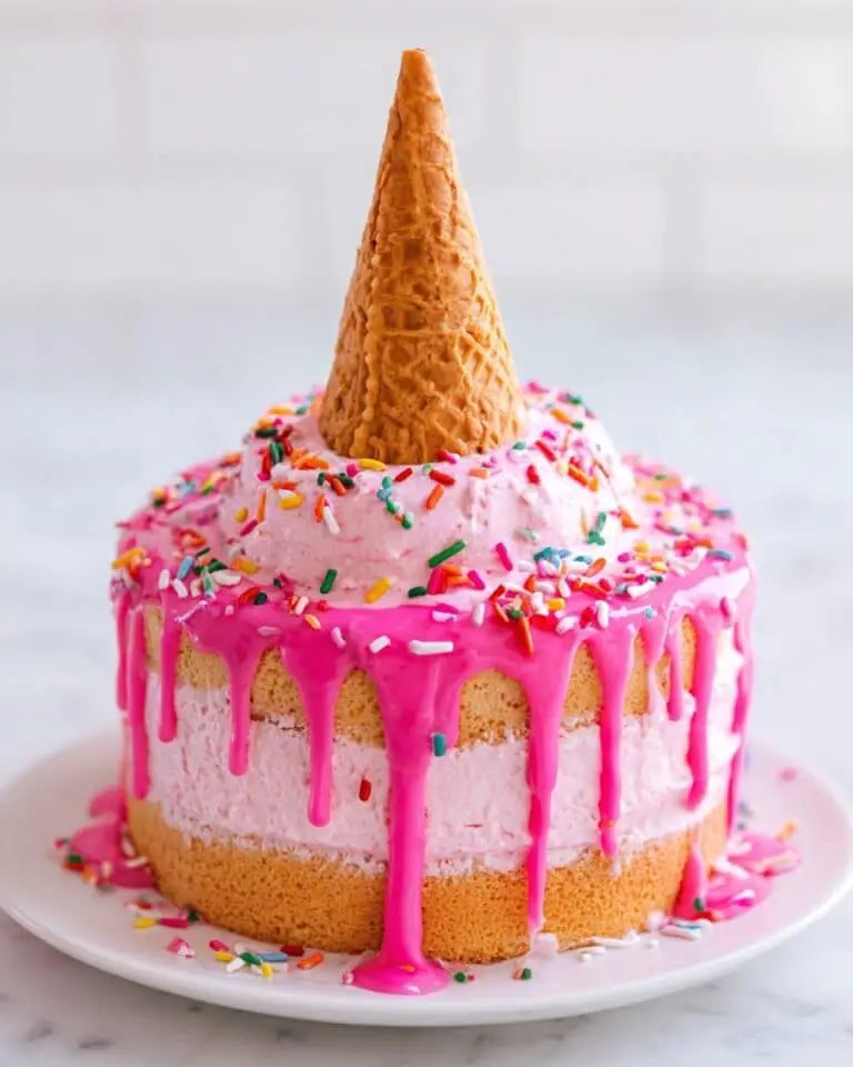 Melting Ice Cream Cake Recipe