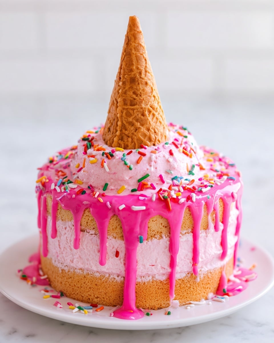 Melting Ice Cream Cake Recipe