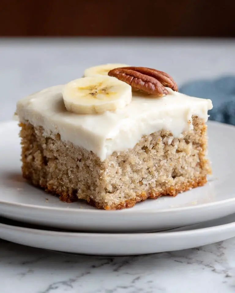 Banana Bread Cake with Cream Cheese Frosting Recipe