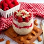 Easy Raspberry Overnight Oats with Greek Yogurt Recipe
