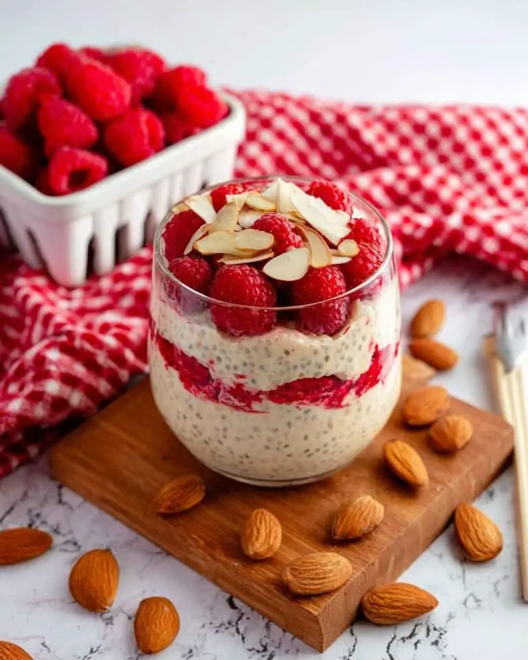 Easy Raspberry Overnight Oats with Greek Yogurt Recipe