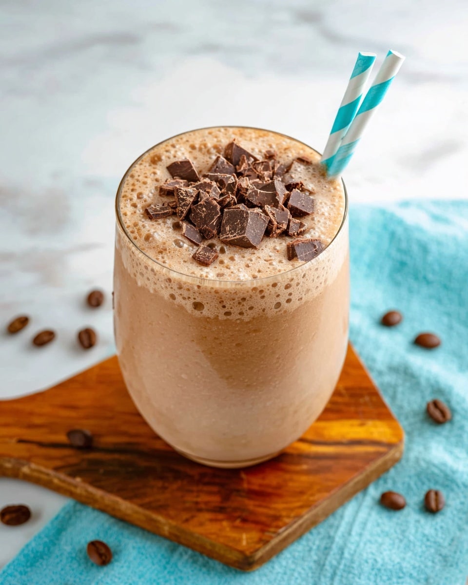 Easy Café Mocha Smoothie Recipe - Just 5 Ingredients! Recipe