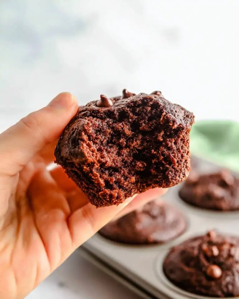 Sugar Free Double Chocolate Chip Zucchini Muffins Recipe