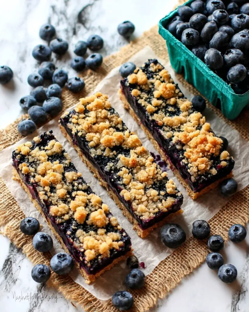 Blueberry Oatmeal Breakfast Bars Recipe