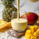 Mango Pineapple Smoothie with Coconut and Protein Recipe