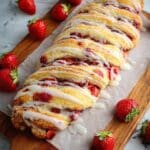 Strawberries & Cream Breakfast Braid Recipe