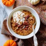 Creamy Slow Cooker Pumpkin Steel Cut Oats Recipe
