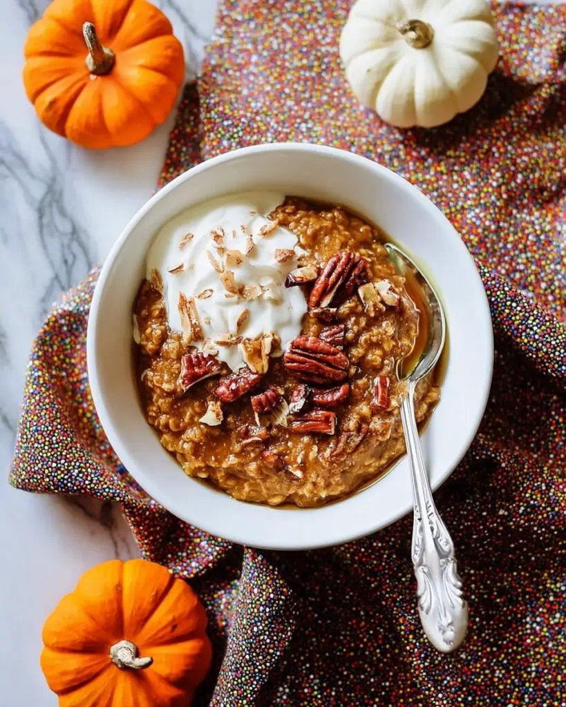 Creamy Slow Cooker Pumpkin Steel Cut Oats Recipe