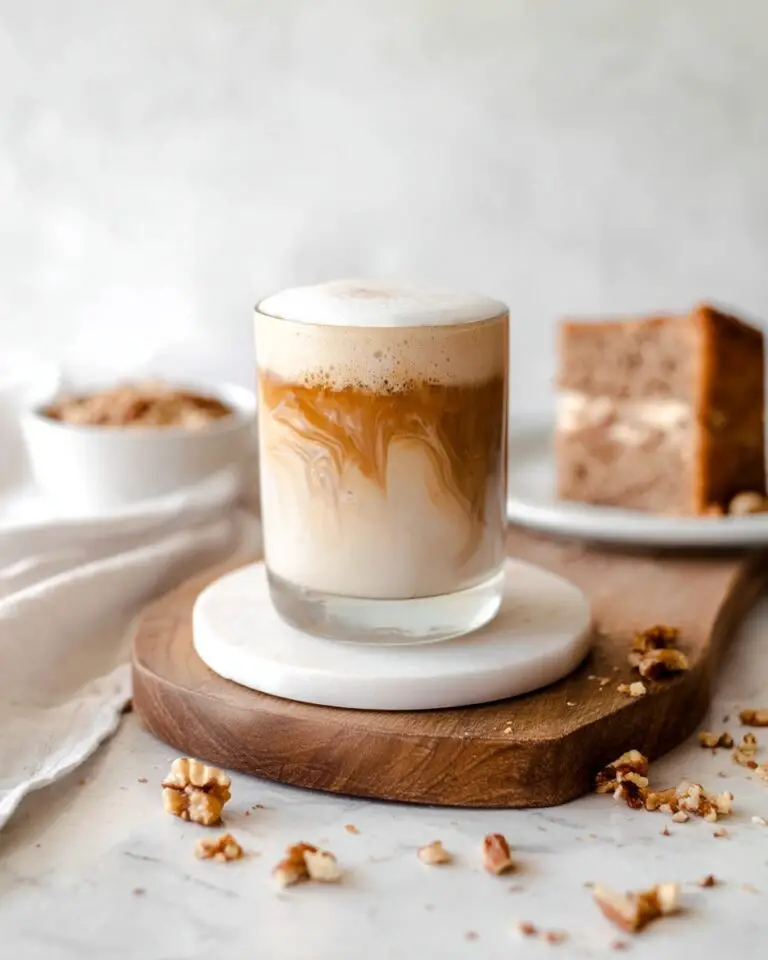 Carrot Cake Latte with Cream Cheese Cold Foam Recipe