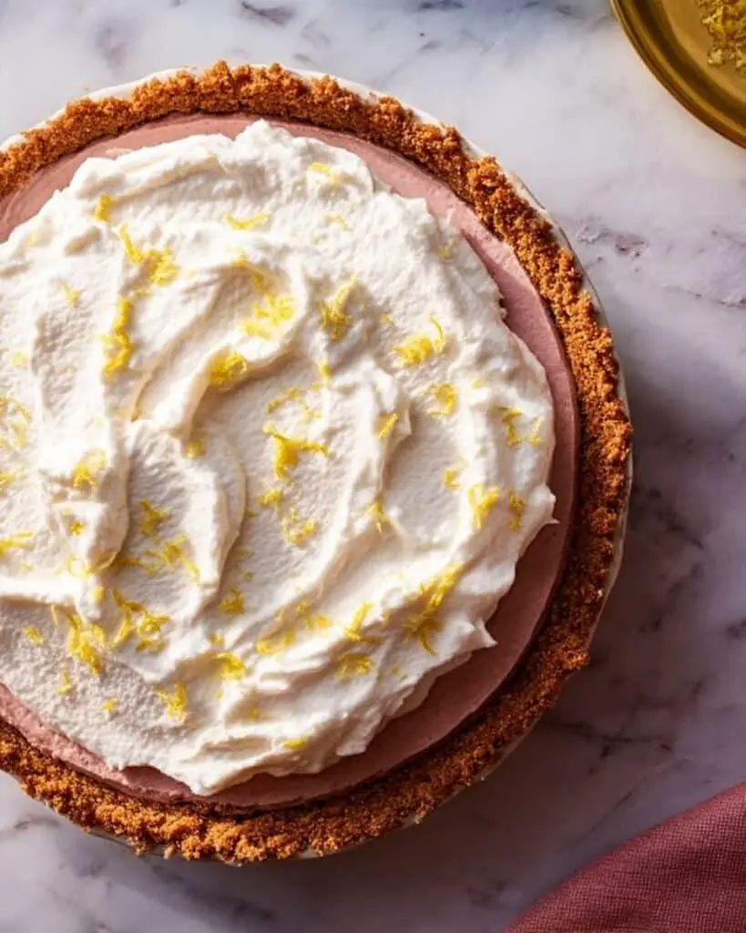 Cranberry Tart with Gingersnap Crust and Orange-Infused Whipped Cream Recipe
