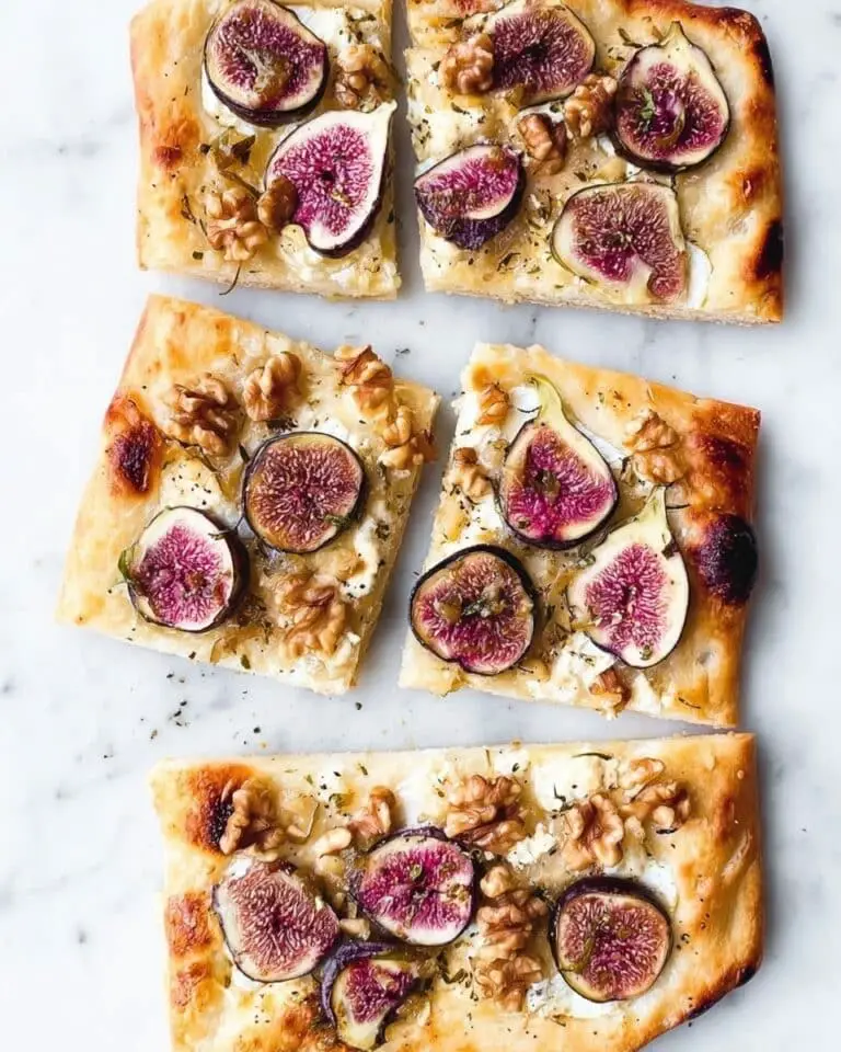 Easy Fig Pastry with Goat Cheese, Walnuts and Mint Recipe