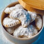 Greek Almond Crescent Cookies Recipe