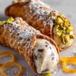 Homemade Cannoli with Ricotta and Chocolate Recipe