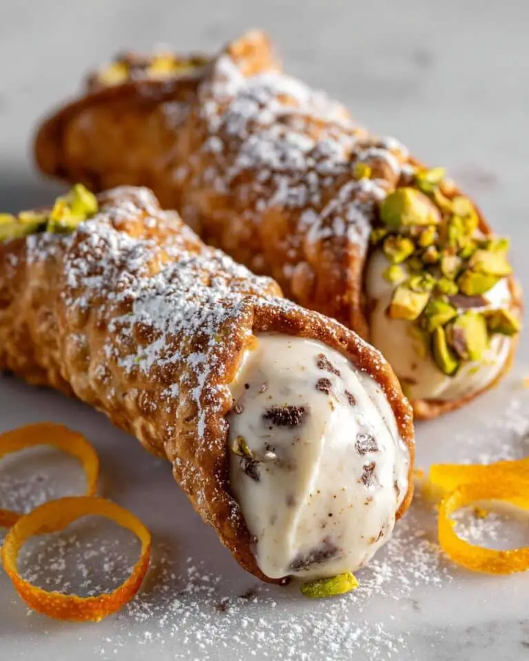 Homemade Cannoli with Ricotta and Chocolate Recipe