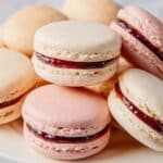 Classic Almond Macarons with Jam Filling Recipe