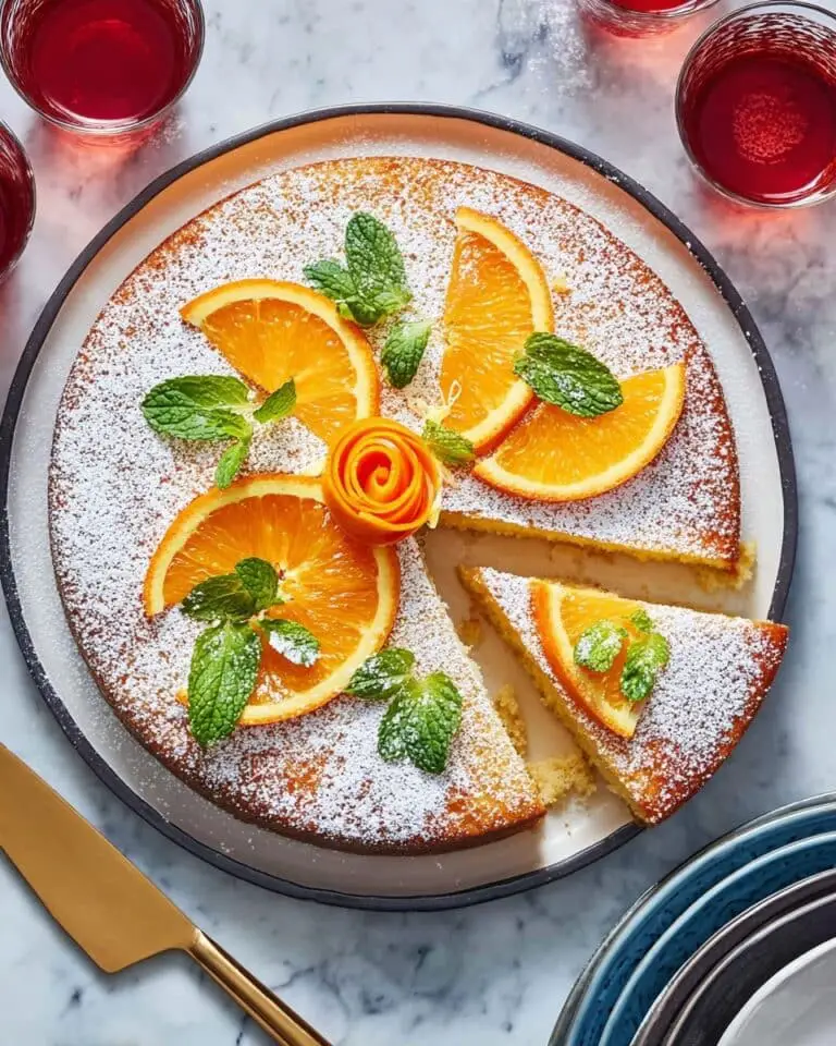 Orange Olive Oil Cake with Cardamom Recipe