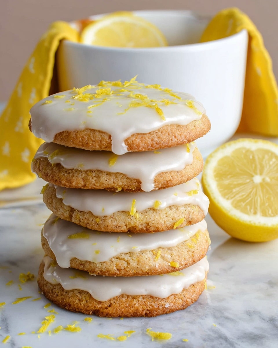 Iced Lemon Cookies Recipe