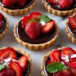 Chocolate Strawberry Tartlets Recipe