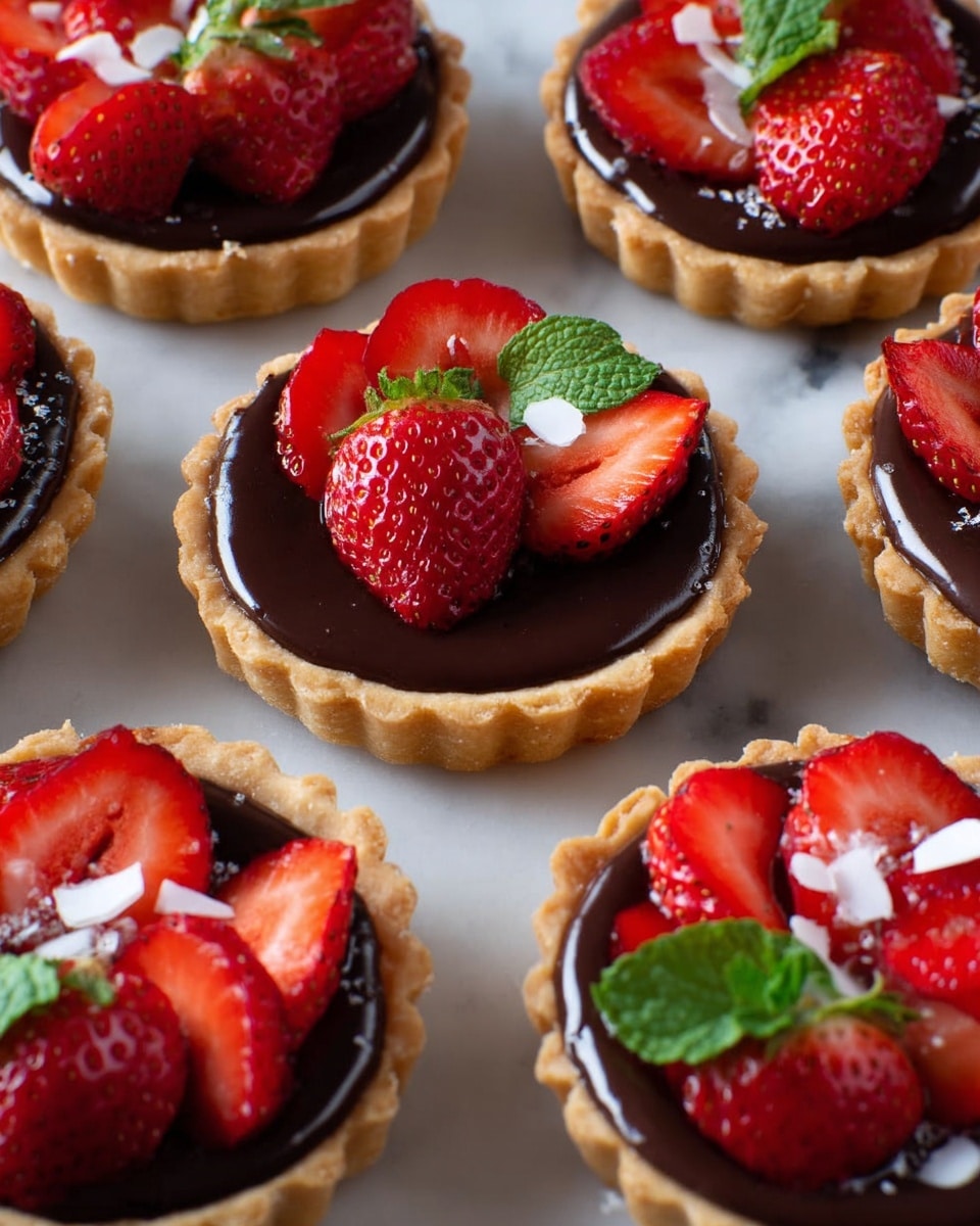 Chocolate Strawberry Tartlets Recipe