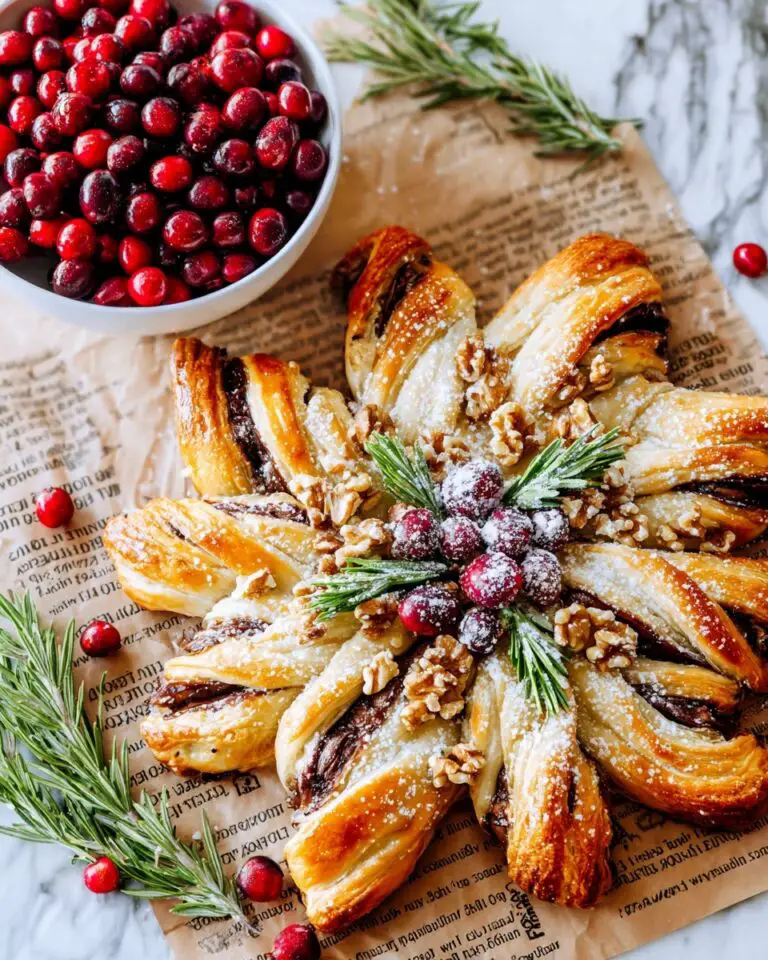 Nutella Puff Pastry Ring Recipe