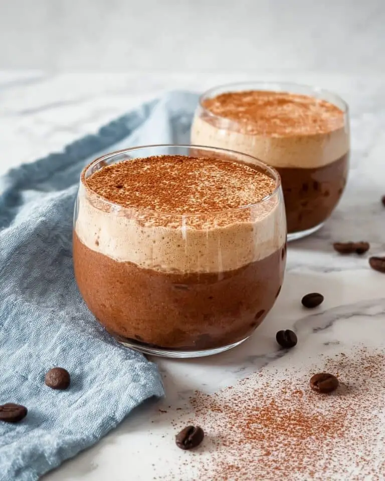 Easy Creamy Tiramisu Overnight Oats with Greek Yogurt Recipe