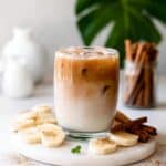 Banana Bread Latte with Banana Cold Foam Recipe