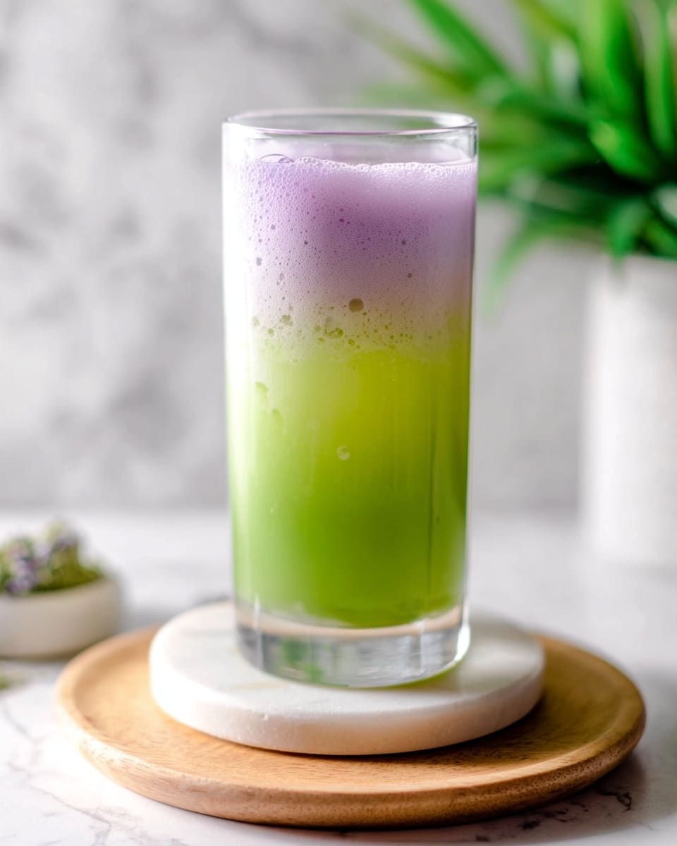 Iced Lavender Cream Oat Milk Matcha (Starbucks Copycat) Recipe