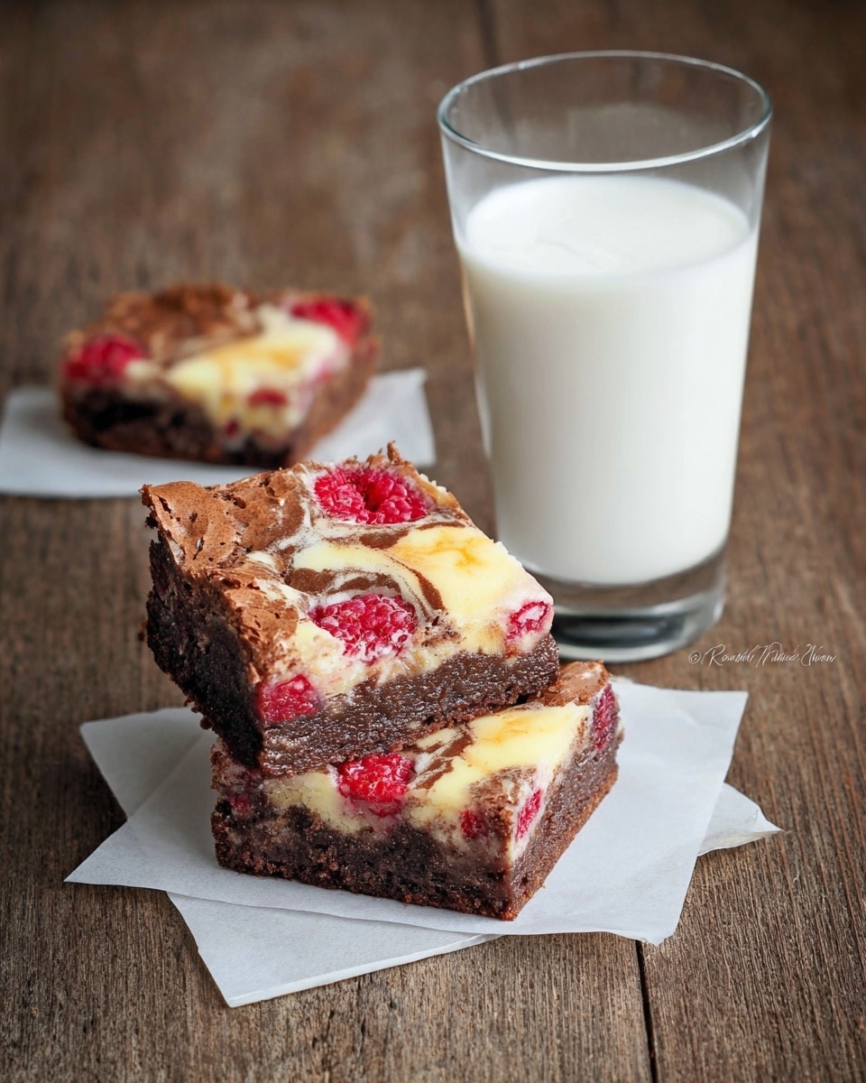 Raspberry Cheesecake Brownies Recipe