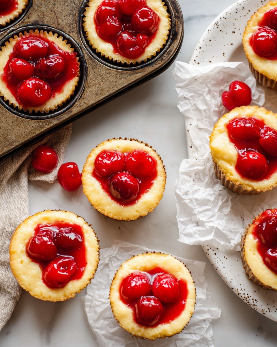 Mini Cherry Cheesecakes: Delightful Bite-Sized Summer Desserts